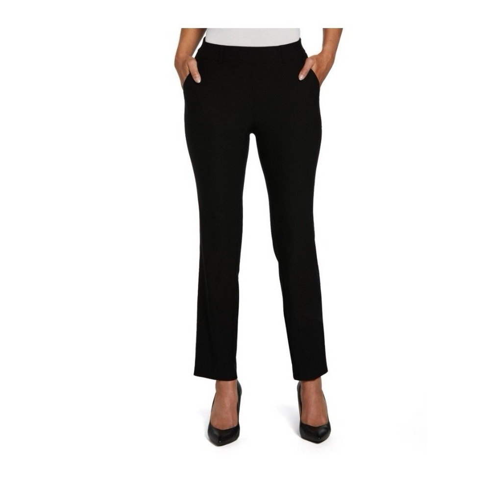 Rafaella Women's Pull On Stretch Ankle Pant Size 18 Black NWT